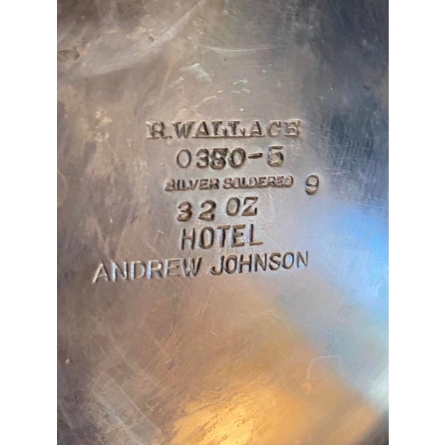 Art Deco Antique 1920’s Silver Andrew Johnson Hotel Chocolate Pot For Sale - Image 3 of 10