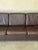 Animal Skin Dark Brown Leather Three-Seater Sofa With Black Legs Danish Mid-Century Modern 1970s For Sale - Image 7 of 11