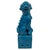 Vintage Chinese Porcelain Turquoise Foo Dog Figurines - A Pair For Sale In Los Angeles - Image 6 of 10