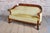 Textile Empire Upholstered and Inlaid Walnut Living Room Set, Austria, 1810s, Set of 3 For Sale - Image 7 of 18