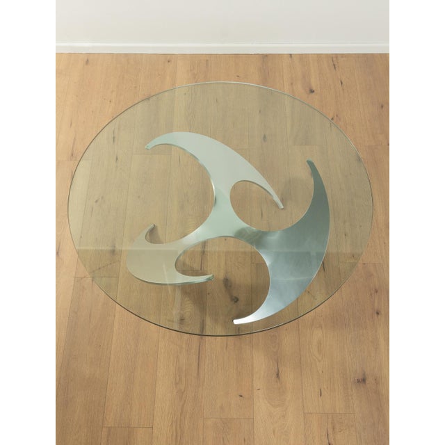 Mid-Century Modern Vintage Propeller Coffee Table by Knut Hesterberg for Ronald Schmitt, 1960s For Sale - Image 3 of 6