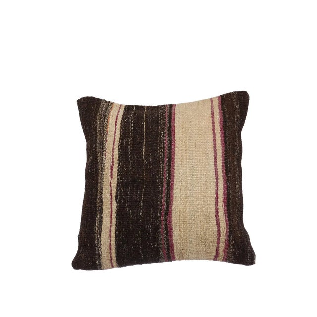 Decorative Kilim Pillow Cover For Sale - Image 4 of 4
