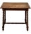 Late 19th Century English Turned Leg Walnut Side Table For Sale In Houston - Image 6 of 8