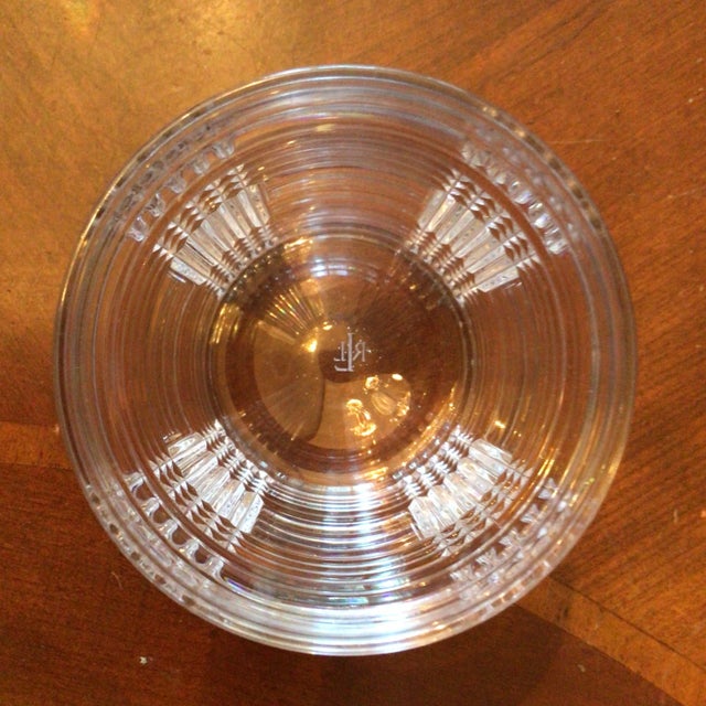 Glass Ralph Lauren Classic Glen Plaid Old Fashioned Glass For Sale - Image 7 of 12