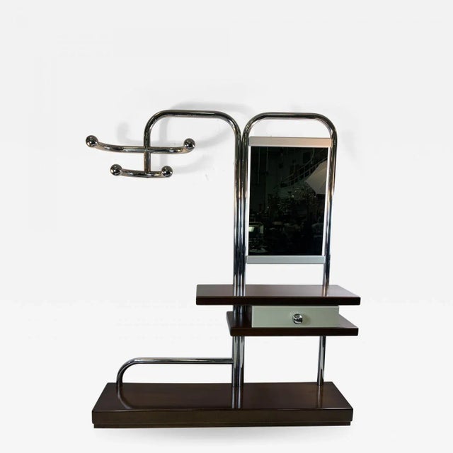 Italian 1970s Modernist Hall Rack Attributed to Willy Rizzo For Sale - Image 11 of 11