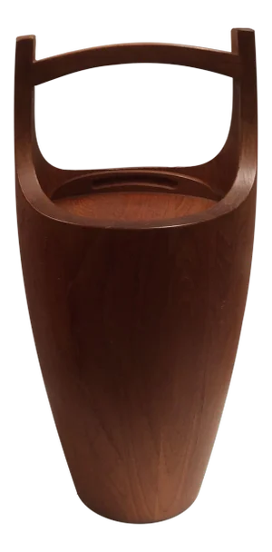 Large Dansk Teak Ice Bucket
