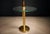 Mid-Century Modern Brass Floor Lamp with Integrated Glass Shelf and Pleated Shade, Italy, 1960s - Lot 902 For Sale - Image 9 of 11