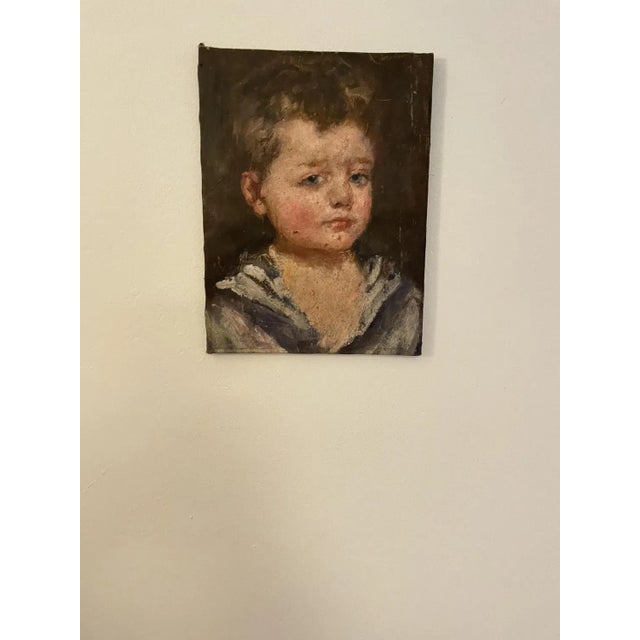 Manner of Robert Henri, Sailor Boy Mick, 1923, Oil on Canvas For Sale - Image 9 of 11