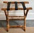 Vintage Bamboo and Wicker Folding Rack For Sale - Image 4 of 11