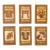 Pasargad DC Vantage Carolyn Oltman Picture Frames Set of 6 For Sale