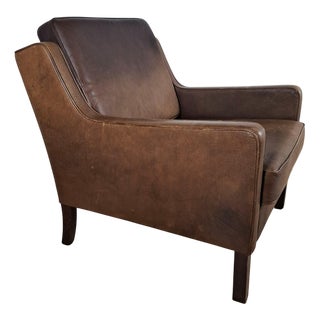 Vintage Leather Chair, 1960s For Sale