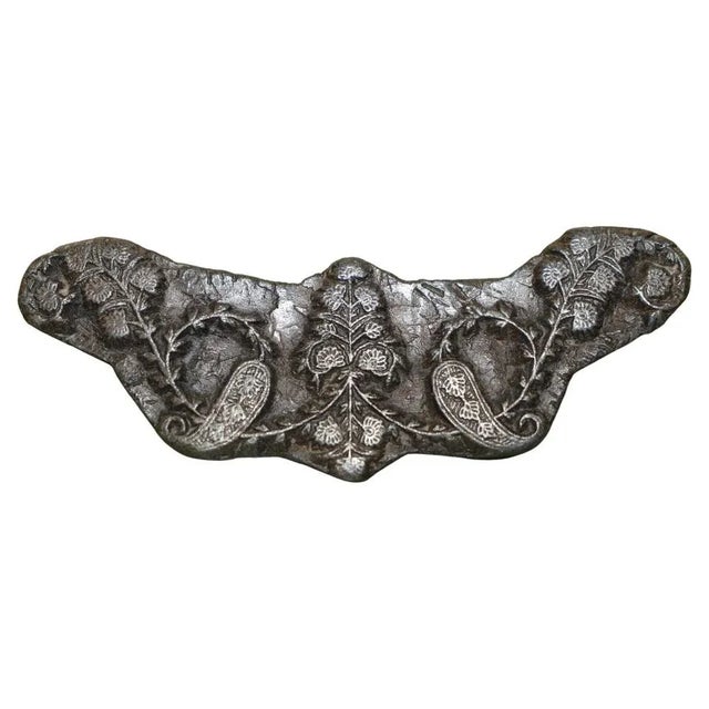Antique Hand Carved Butterfly Boarder Printing Block for Wallpaper For Sale - Image 13 of 13