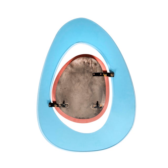 Fontana Arte Oval Mirror by Max Ingrand for Fontana Arte, 1960s For Sale - Image 4 of 5
