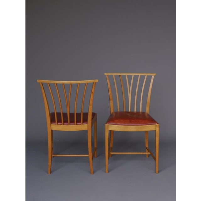 Set of Dining Chairs by Elmar Berkovich for Zijlstra te Joure, 1947 For Sale - Image 13 of 18