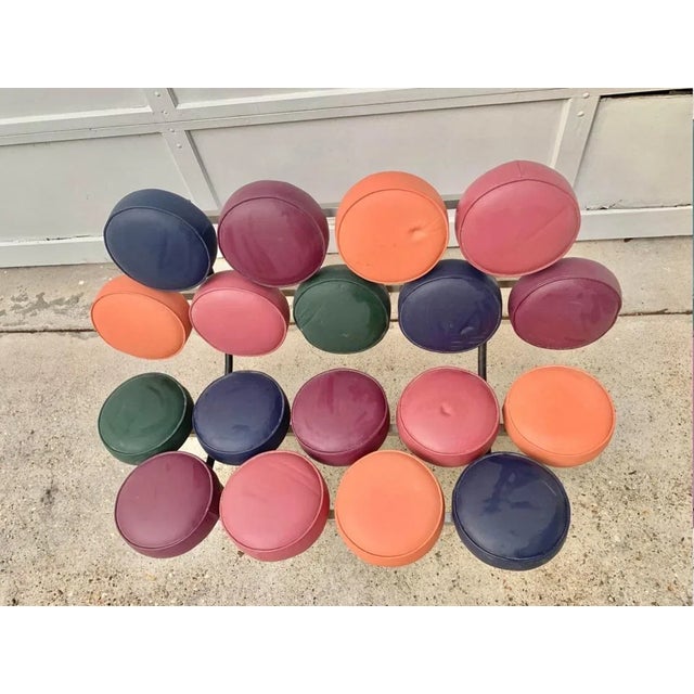 Vintage MCM Style Multicolored Loveseat For Sale In New Orleans - Image 6 of 9