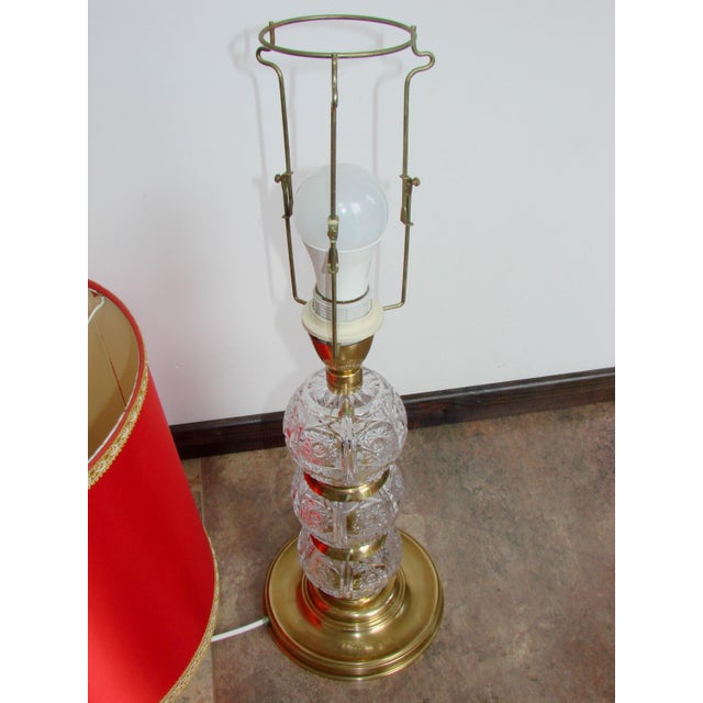 Vintage Crystal Lamp, 1970s For Sale - Image 6 of 12