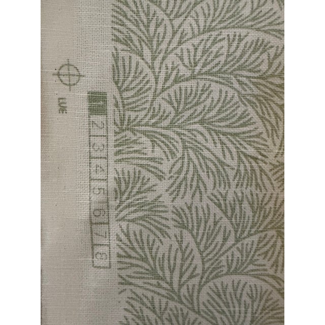 Schumacher Schumacher Mark D Sikes 180701 Bougainvillea Leaf Green Fabric 7 1/2 Yards For Sale - Image 4 of 7