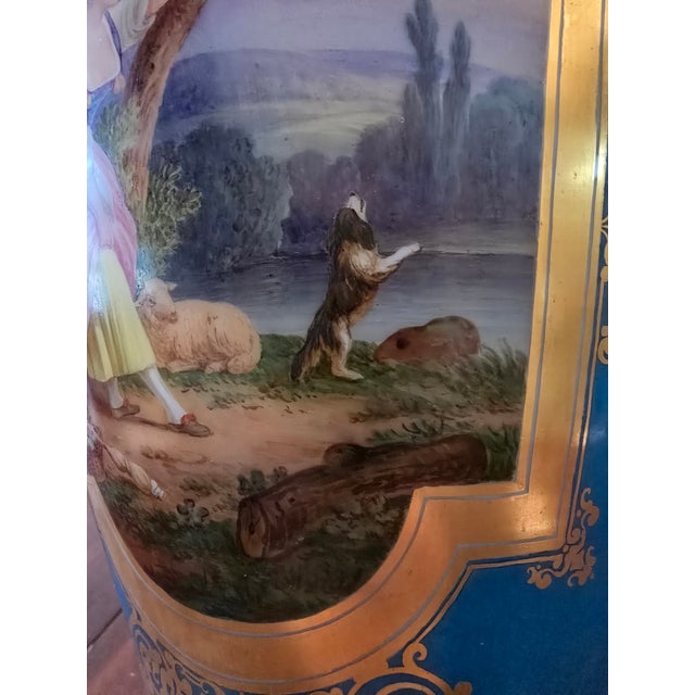 Antique Baccarat Attributed Museum Opaline Palace Vase For Sale - Image 4 of 12