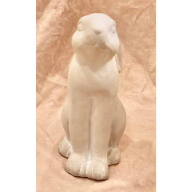 French Country Vintage Terra Cotta Bunny Rabbit For Sale - Image 3 of 3