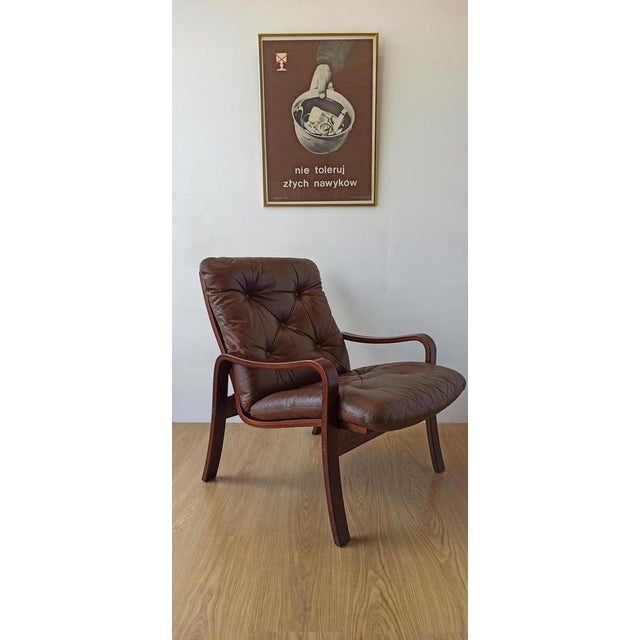 Vintage Lounge Chair from J. M. Birking & Co., 1970s For Sale - Image 11 of 18