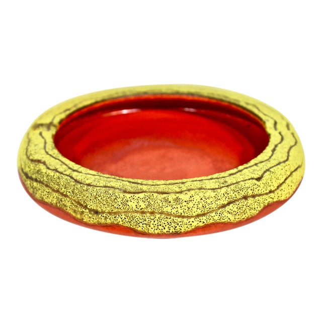 1960's Italian Ceramic Ashtray by Alvino Bagni For Sale