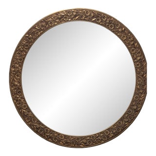 Victorian 1800 Gold Leaf Mirror For Sale
