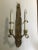 Metal Arts & Crafts Hammered Brass Double Wall Sconces 1 or a Pair For Sale - Image 7 of 12