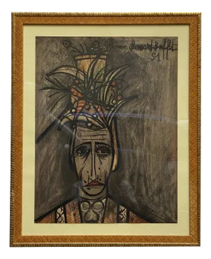 Bernard Buffet, Portrait, 1950, Artwork on Paper
