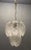 Frosted murano glass leaf chandelier hand blown murano glass composed of 12 large frosted murano glass leaves. height...