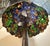 Vintage Tiffany Style Lamp With Foliage Design For Sale - Image 9 of 15