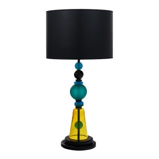 Murano Glass Geometric Lamp For Sale
