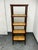 Design Plus Gallery presents an Asian Style Split Bamboo Étagère Bookcase. This open bookcase has a deep brown wood frame...