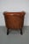 Vintage Dutch Cognac Colored Leather Club Chair For Sale - Image 16 of 18