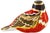 Chinoiserie 1994 Royal Crown Derby Imari Pheasant Bird Bone China Paperweight With Gold Stopper For Sale - Image 3 of 5