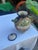 Up for consideration is a beautiful vintage large ceramic jar with frog details. This would look lovely in your home, and...
