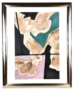 1984 Paul Reed Original Abstract Signed Painting