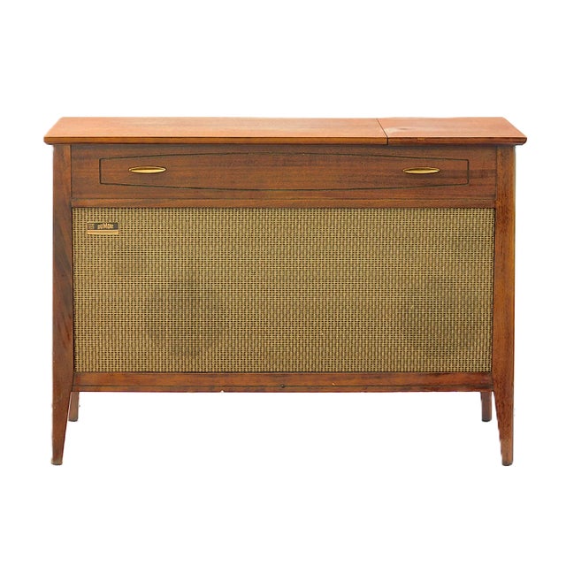 Dumont-Emerson Model 525 Stereo Tube Console, c. 1960s, with tube amplifier, Garrard turntable, built in speakers, and...