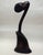 Mid 20th Century African Carved Wood Modernist Sculpture Male and Female Busts - A Pair For Sale - Image 9 of 18