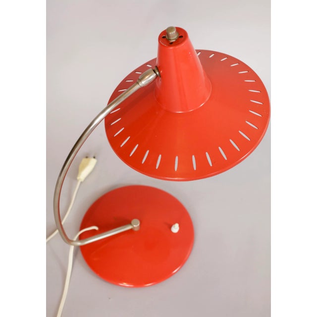 Openwork Metal Lamp by J.J.M. Hoogervorst for Anvia, 1950s For Sale - Image 11 of 12