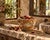 18th Century 18th Century Granite Stone Bowl Mortar Planter Caramel Stripes 11 Lb For Sale - Image 5 of 10