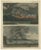 Johann Ludwig Bertuch, Mount Vesuvius Eruptions, 1798, Engravings on Paper, Set of 2 For Sale