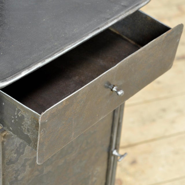 Iron Bedside Cabinet, 1910s For Sale - Image 6 of 15
