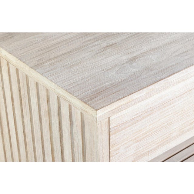 Wood Imperial Grove Outdoor Solid Teak Wood, Natural Look Kitchen Island For Sale - Image 7 of 13
