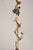 Antique Hendryx Art Nouveau Wrought Iron Bird Cage & Stand With Flowers and Vine For Sale - Image 9 of 12