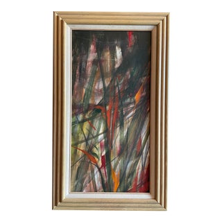 Vintage 20th Century Abstract Oil Painting For Sale