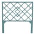 Chinoiserie David Francis Furniture for Chairish Darien Headboard Queen, Aegean Teal For Sale - Image 3 of 3