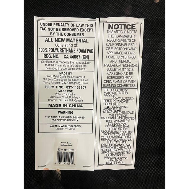 White Late 20th Century Mid Century Vanity Bench Stool For Sale - Image 8 of 8