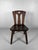 Distinctive japanese wooden chair dating from around 1950, featuring a sculptural design and pronounced wood carving in...