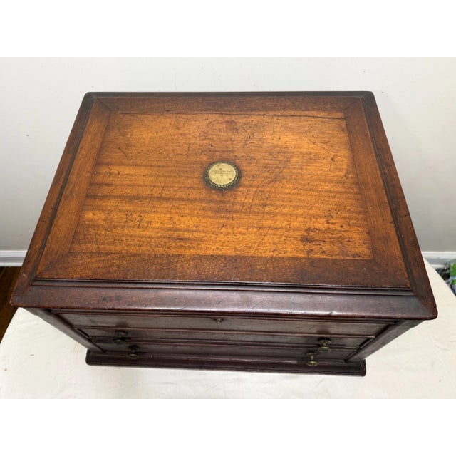 Huge Antique 19th Century Wood Bronze Flatware Silverware Box Display Case Set For Sale - Image 10 of 18