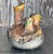 Vintage Organic Modern Sculptural Three-Spout Pottery Vase For Sale - Image 9 of 16